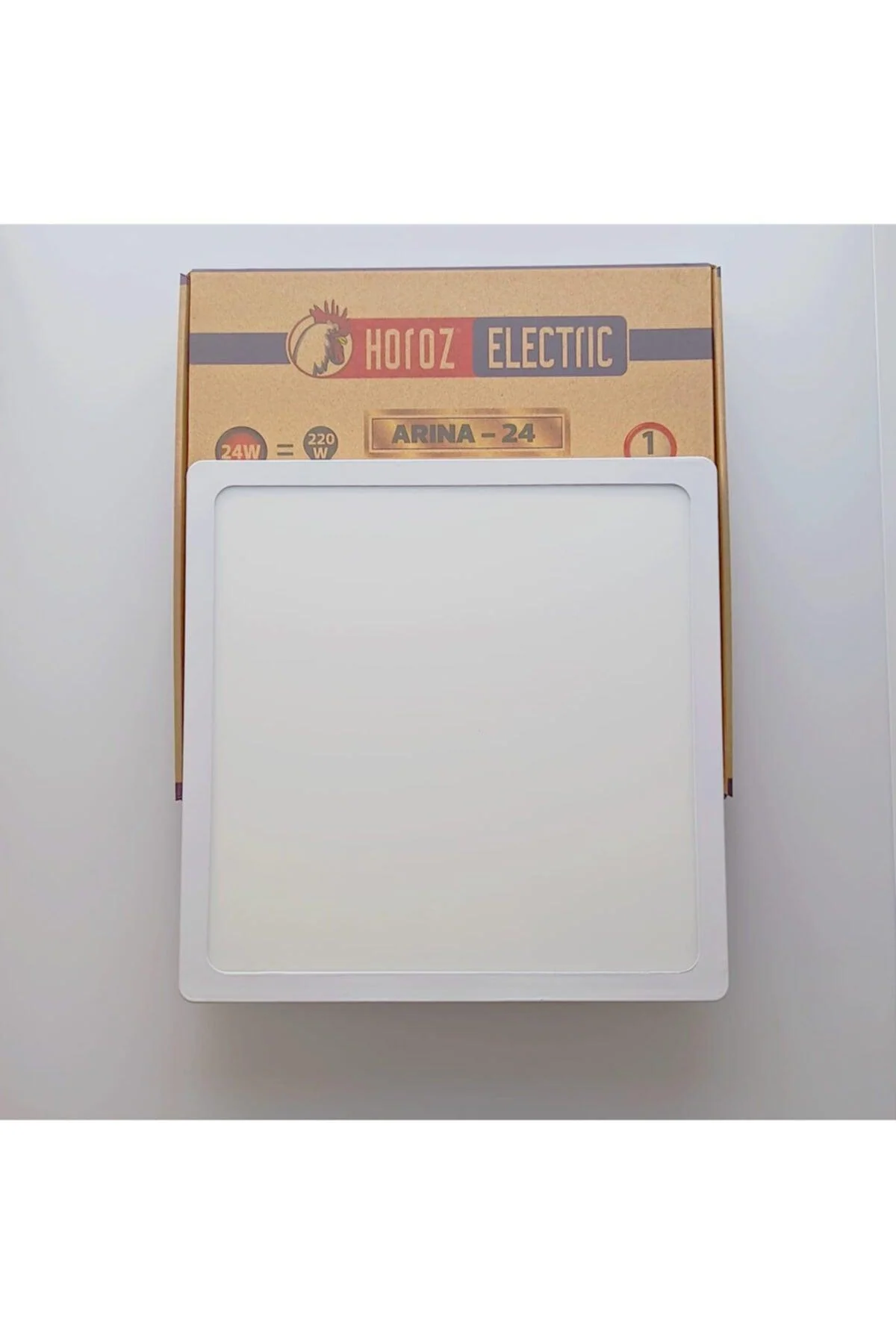 24W Surface‑Mounted Square LED Panel Light