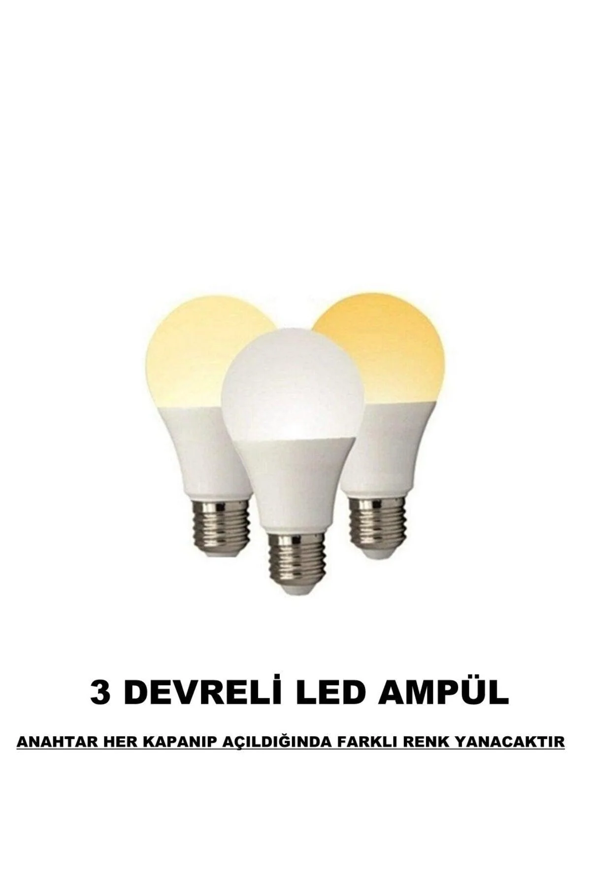 Adjustable Color LED Bulb – 10 Pack, E27 Base