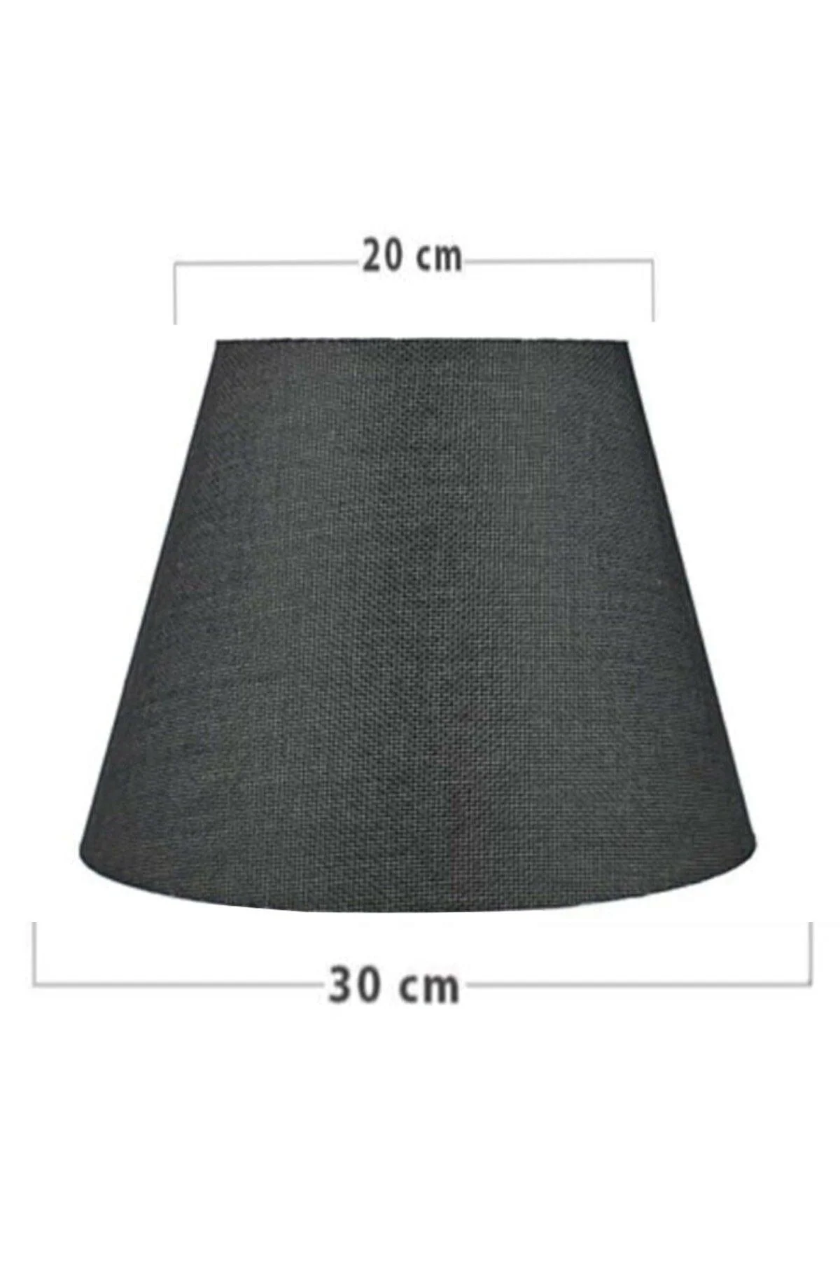 30cm Black Conical Lampshade Hat for Floor Lamps