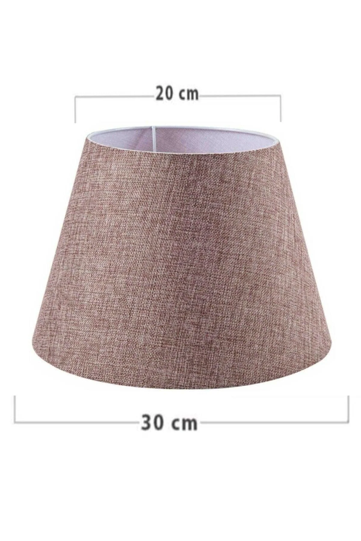 Rose conical lampshade 30 cm for pendant and floor lamps
