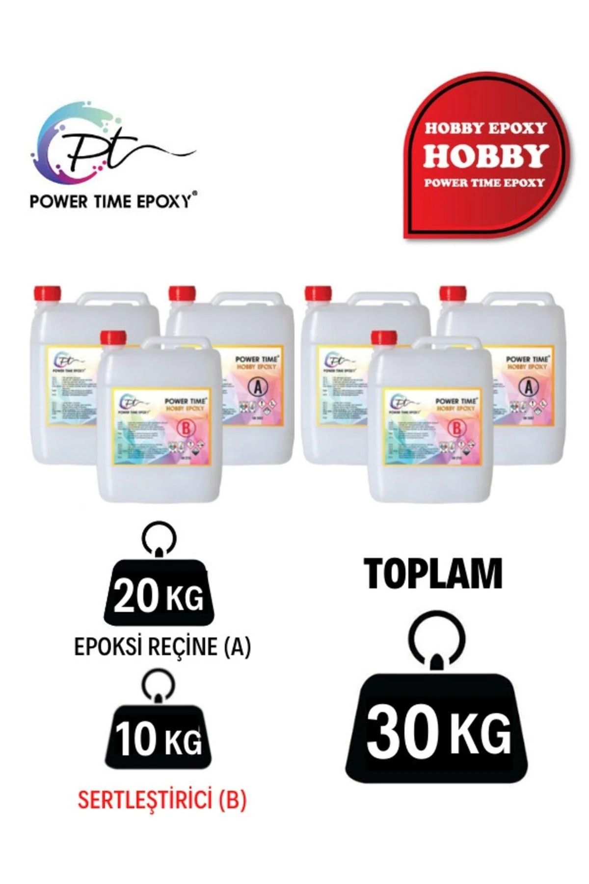 30 kg epoxy resin kit for jewelry and crafts two-component transparent casting