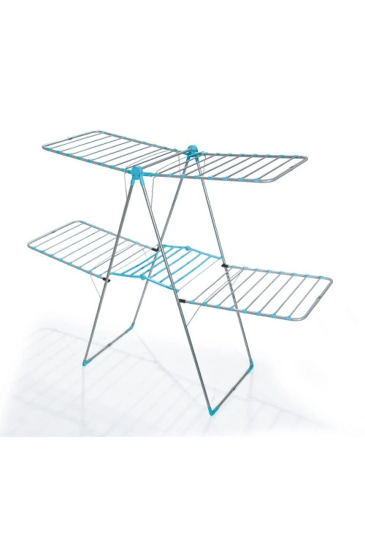 Foldable double-layer laundry dryer rack with 36m capacity