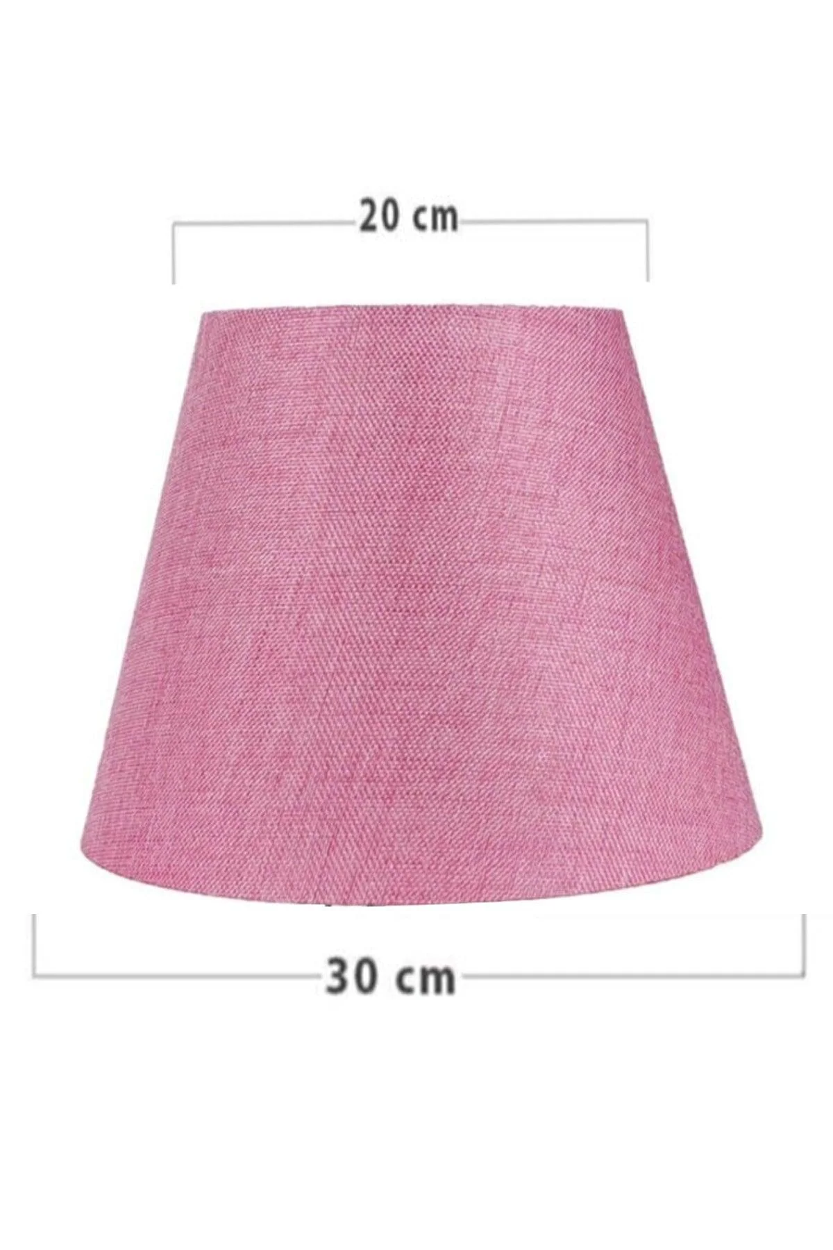 30cm Pink Conical Lampshade Hat for Floor Lamps