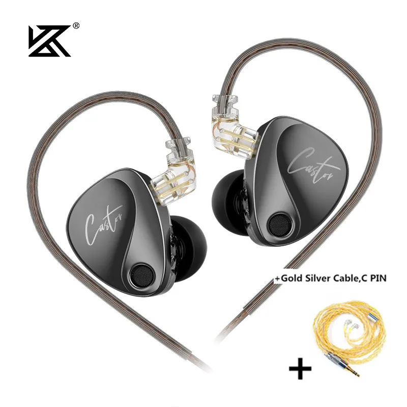 USB-C wired in-ear earphones with 3.5mm adapter for universal device compatibility
