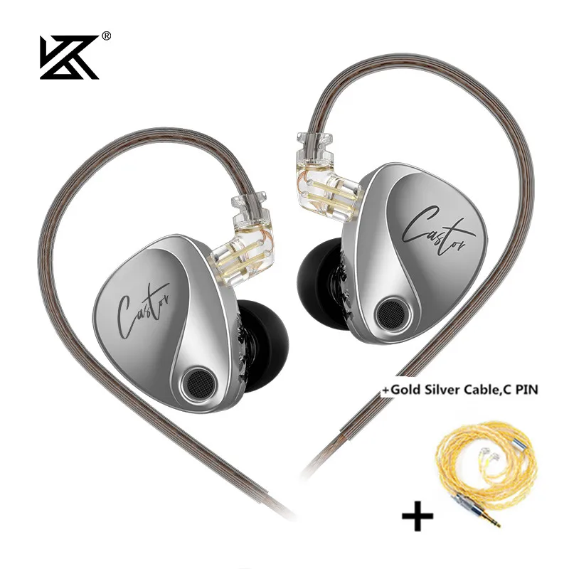 USB-C wired in-ear earphones with 3.5mm adapter for universal device compatibility