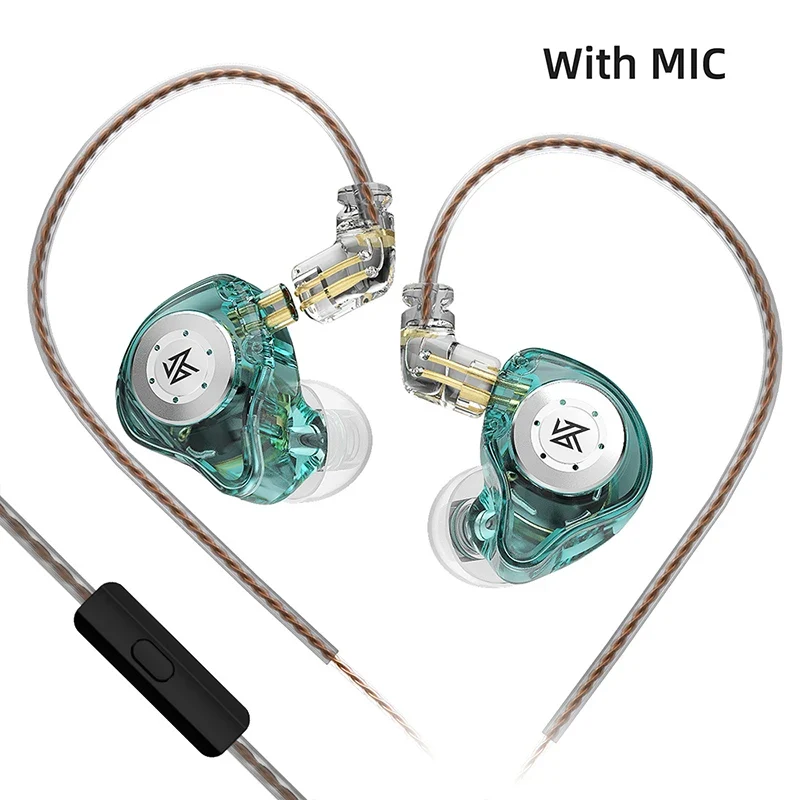 Wired in-ear earbuds with 10mm dynamic driver for HIFI bass and noise cancelling