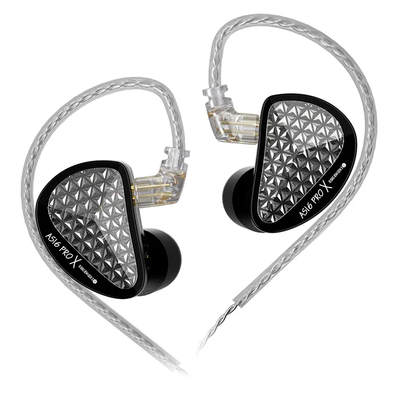Hi-Fi in-ear headphones with balanced armature drivers and 8 balanced armature units