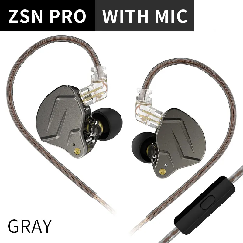 Hybrid wired earbuds with dynamic and balanced armature drivers