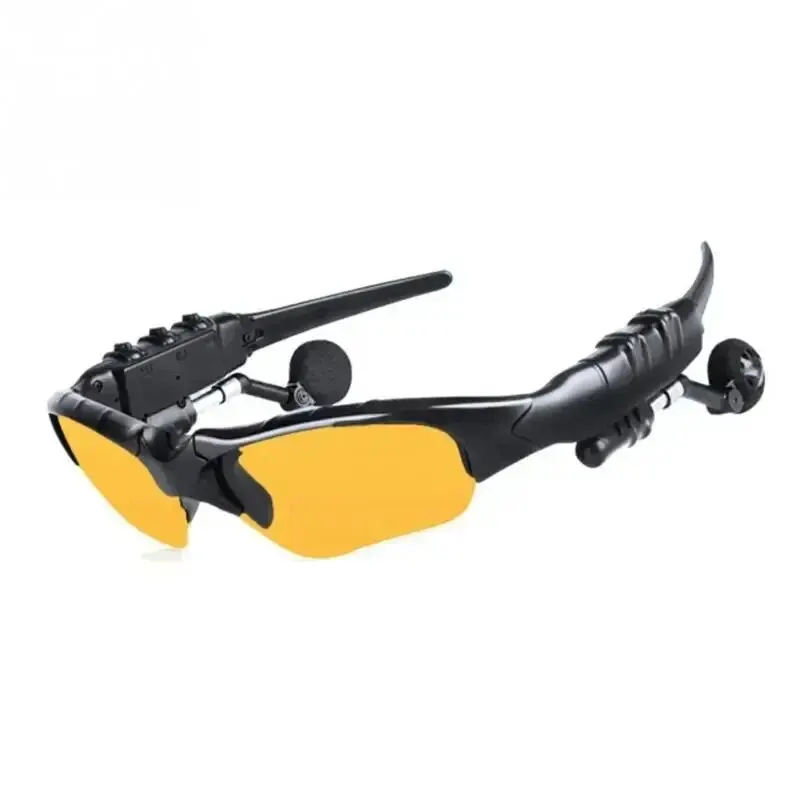Wireless stereo earbuds with microphone for driving and sports