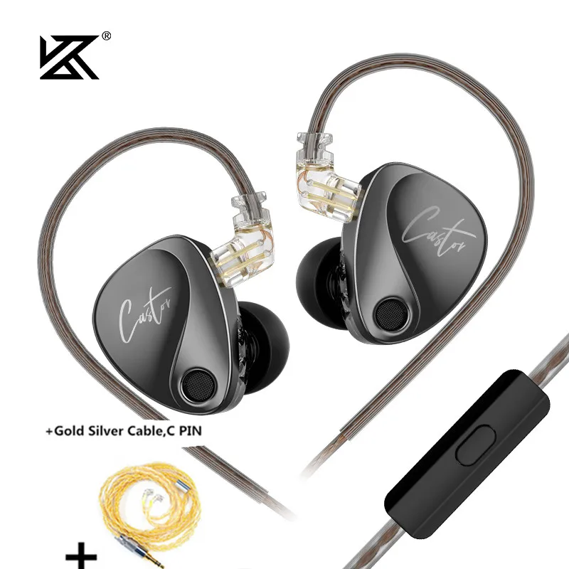 Dual-dynamic in-ear monitor earbuds with tunable sound chambers