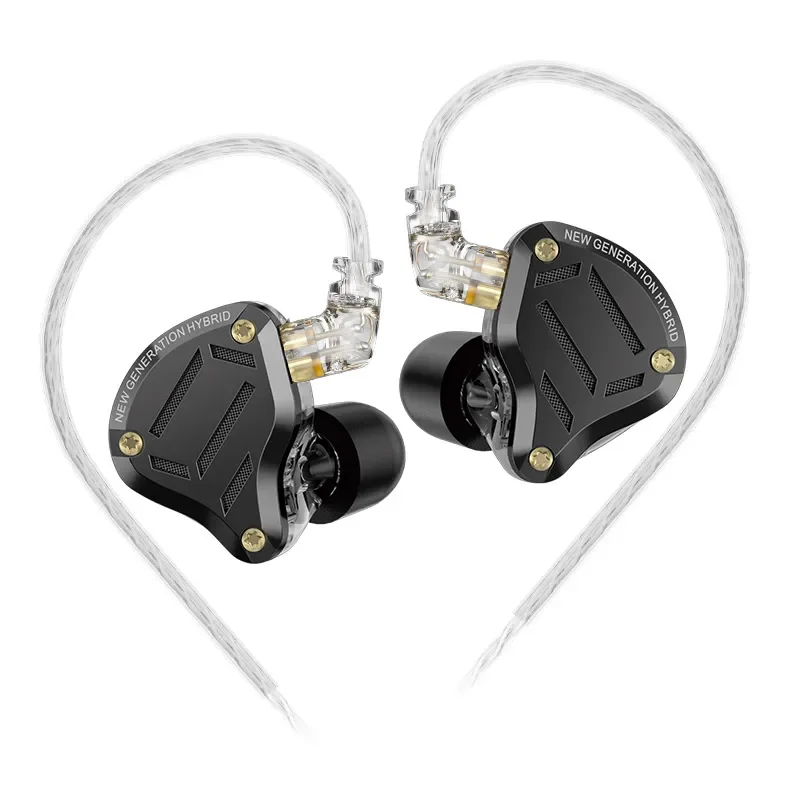 Metal in-ear earphones with 4-level tuning switch for custom audio