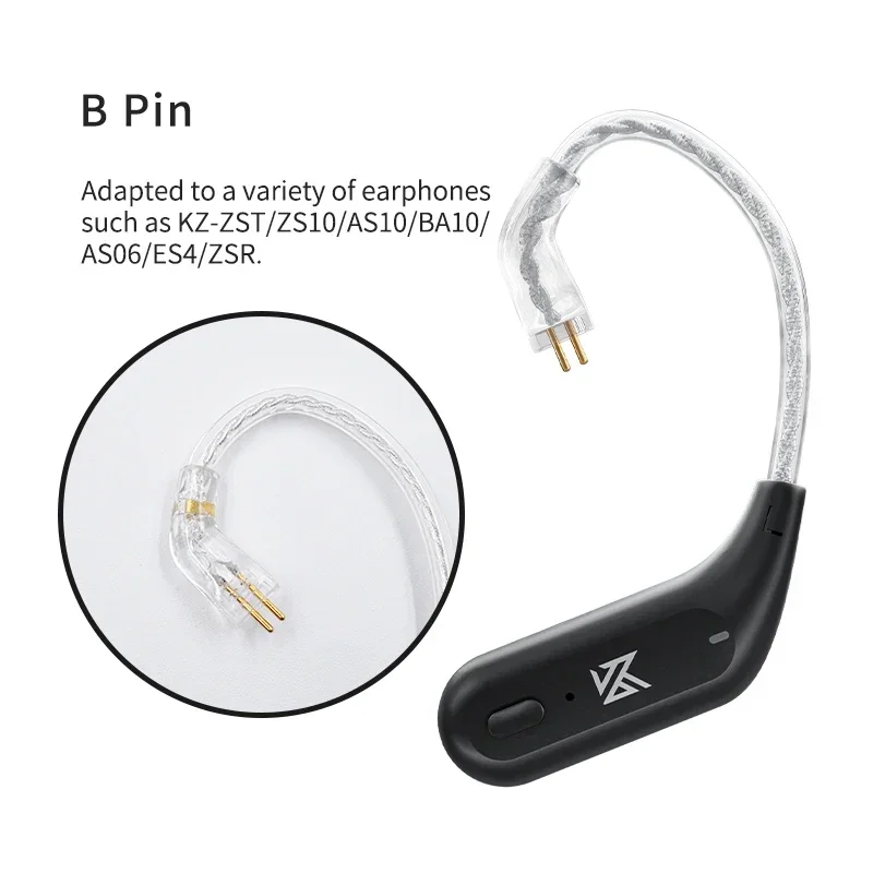 Wireless bluetooth earphones with ear hook and charging case