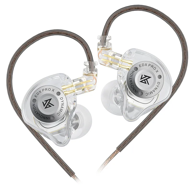 High-fidelity in-ear earphones with noise cancelling for sport and daily use