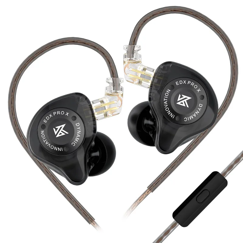 High-fidelity in-ear earphones with noise cancelling for sport and daily use