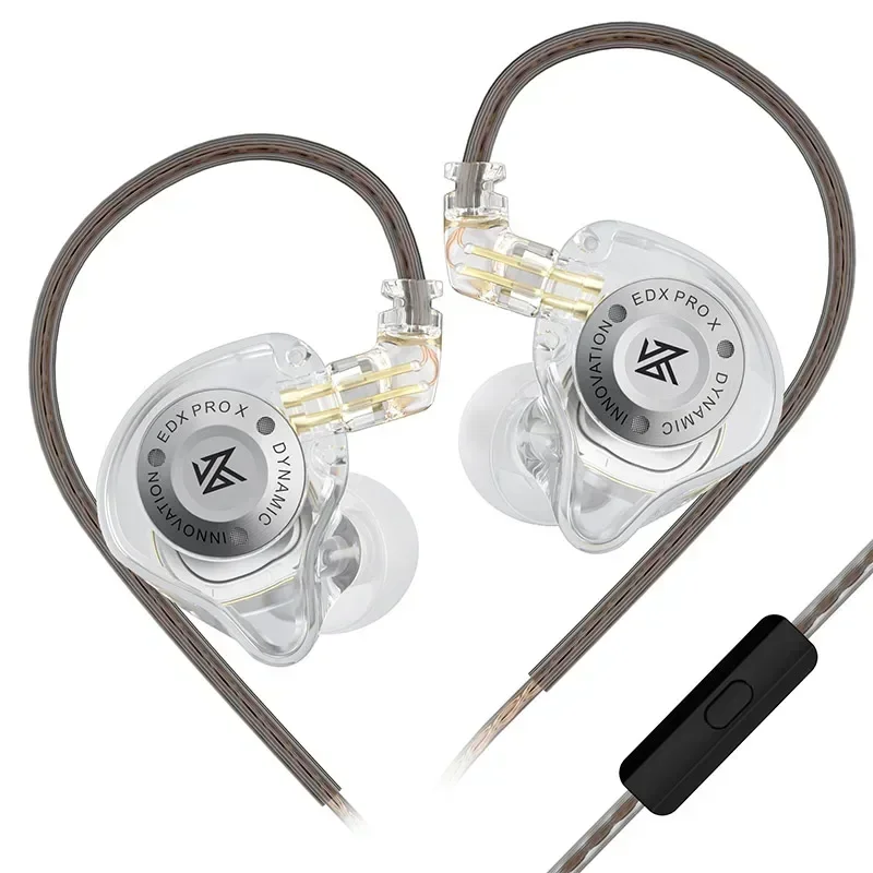 Wired sport earbuds with HIFI bass and 2-pin cable for reliable connection