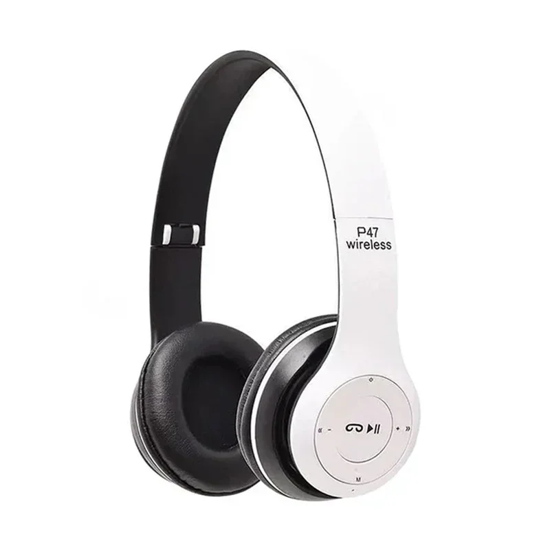 Folding Bluetooth wireless headset with stereo sound for active lifestyles