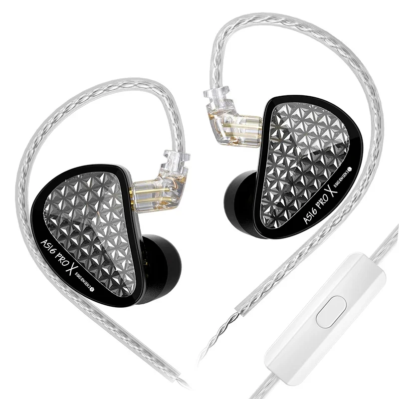 Wired in-ear headphones with balanced armature drivers for high-fidelity sound