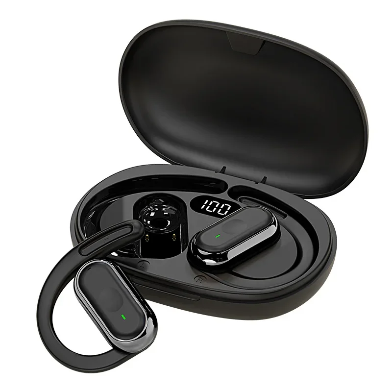 Open-Ear Bluetooth 5.4 Wireless Earbuds with IPX6 Water Resistance and 180-Day Battery