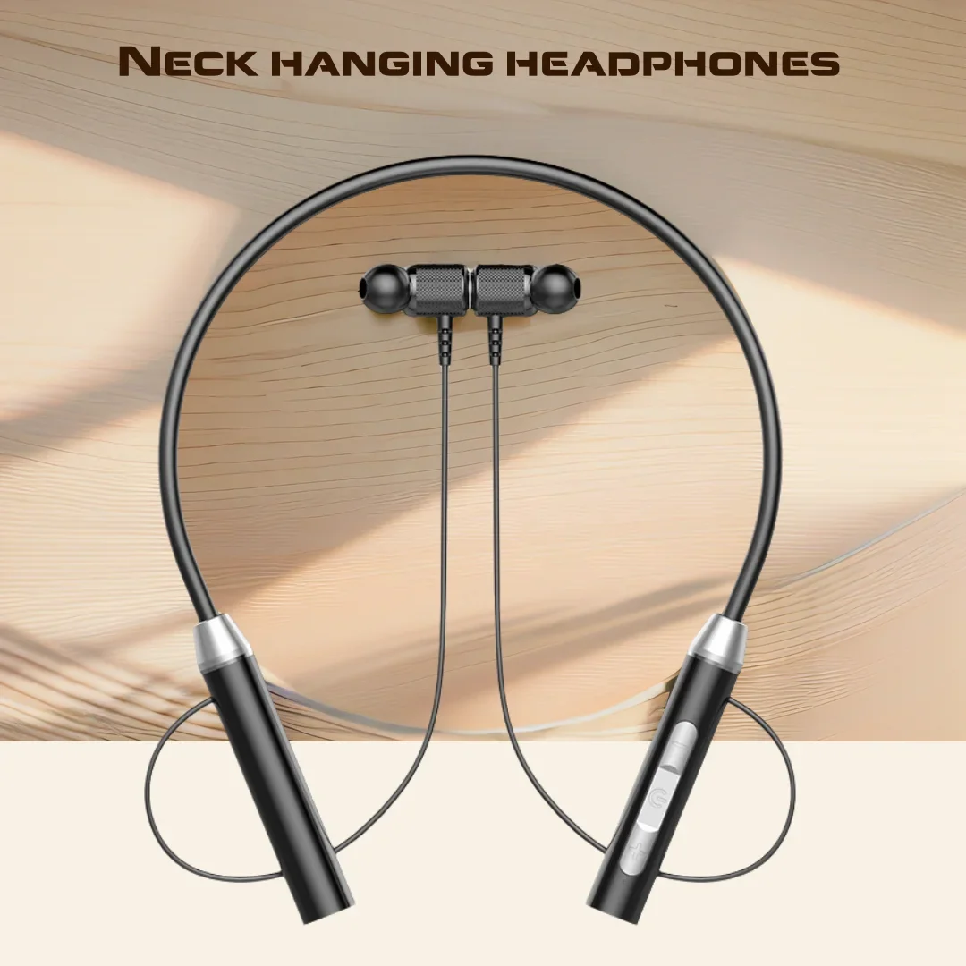 Lightweight Bluetooth neckband earphones for sports