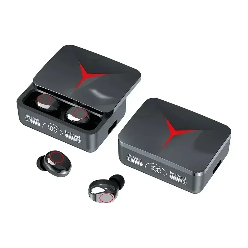 Wireless sport earbuds with touch control and gaming microphone