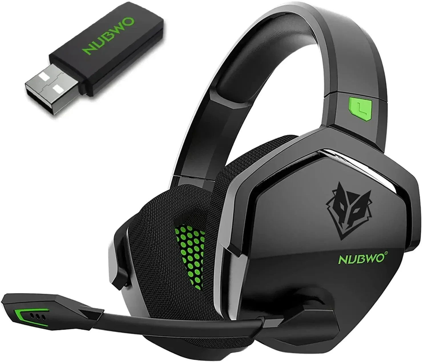 Dual wireless gaming headset with Bluetooth 5.3 and 2.4 GHz connectivity