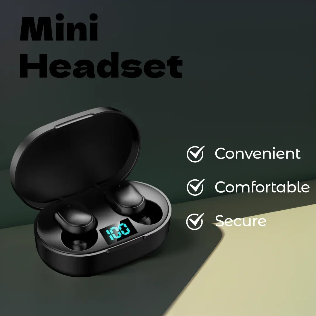 True Wireless Sport Earbuds with Noise Cancelling and Built-in Mic
