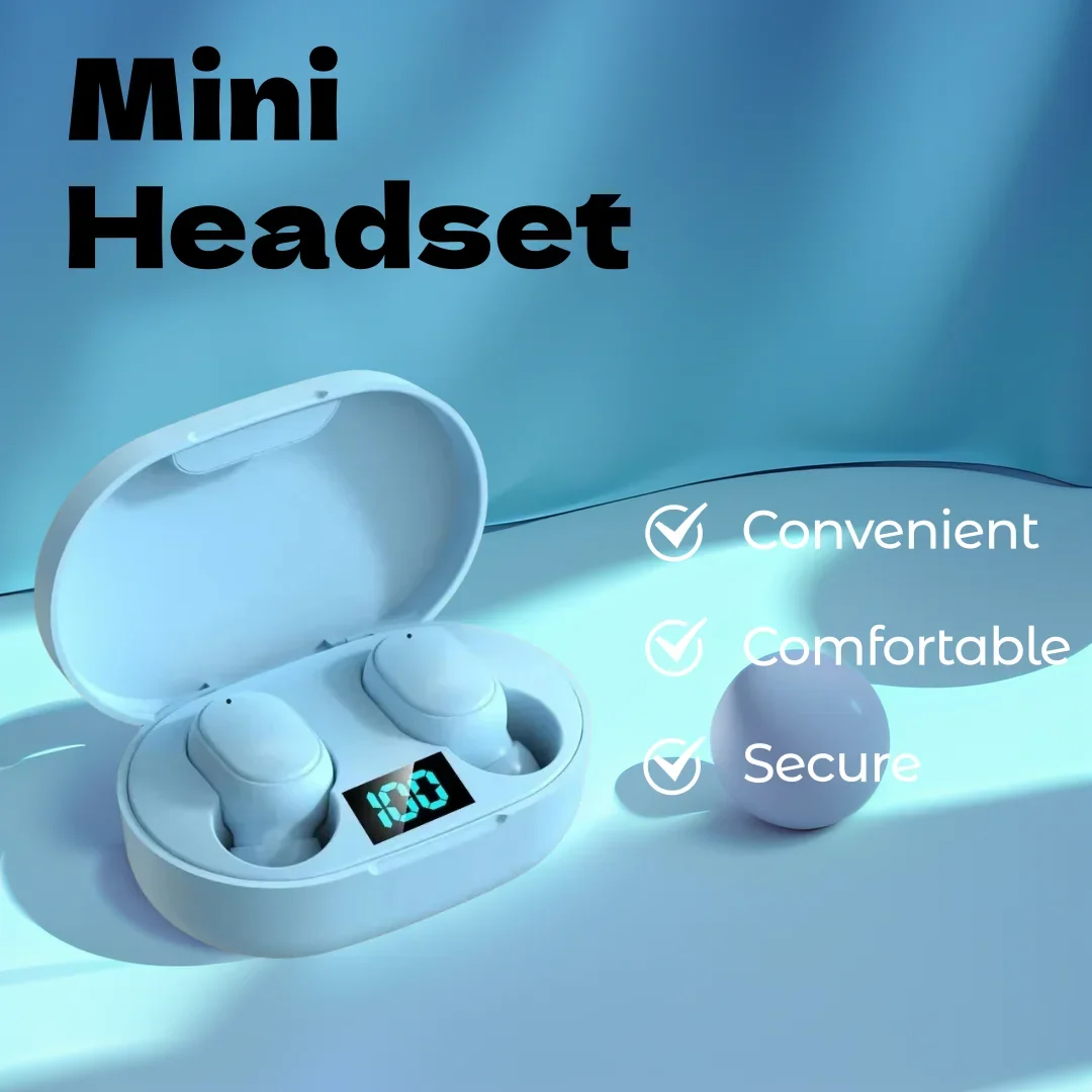True Wireless Sport Earbuds with Noise Cancelling and Built-in Mic