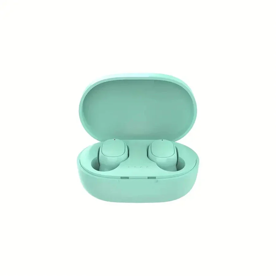 Wireless Bluetooth earbuds with LED display touch controls