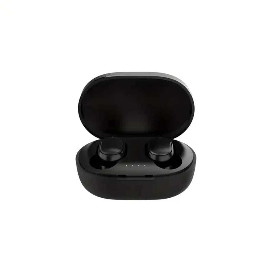 Wireless Bluetooth earbuds with LED display touch controls