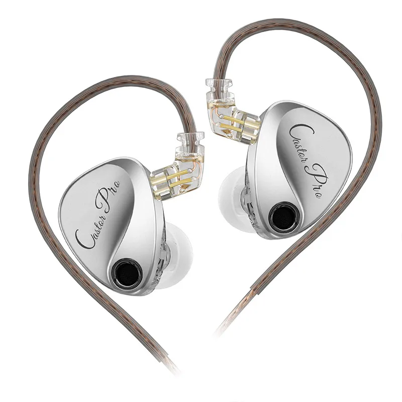 Dual-driver wired in-ear earphones with tunable bass and clear sound