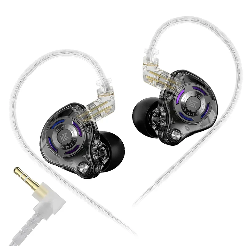 Gaming in-ear earphones with high-fidelity audio and dual microphones