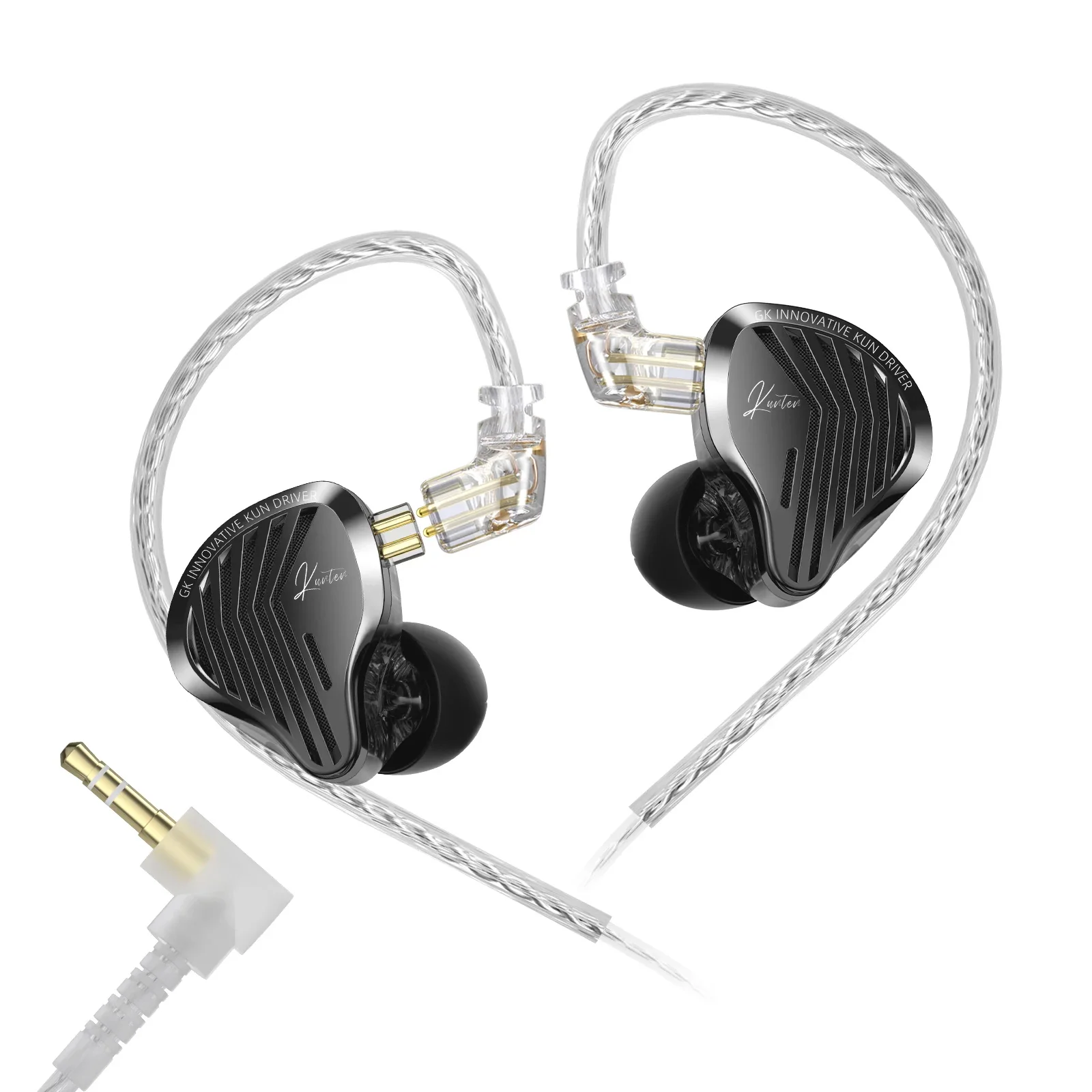 Detachable metal-framed gaming headset with heavy bass drivers