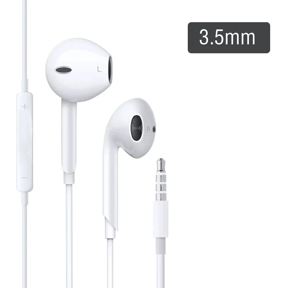 High-fidelity wired headset with Type-C and 3.5mm connectivity for phones and tablets