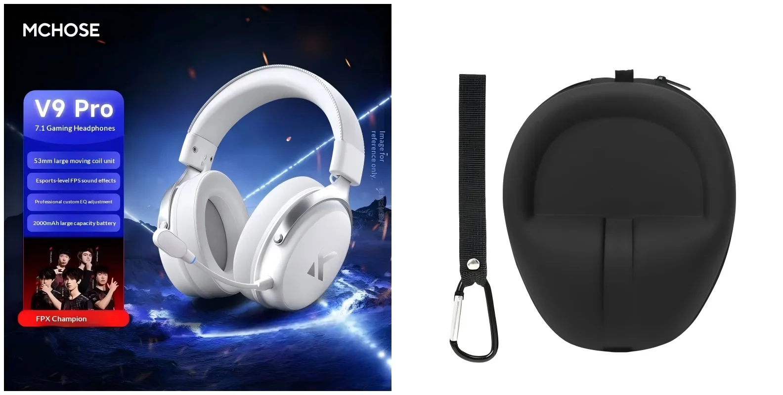 Over-ear wireless gaming headset with quad-mode connectivity