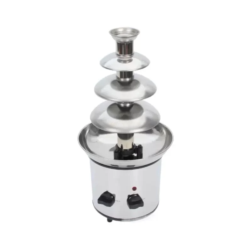 4-Layer Chocolate Fondue Machine for Parties