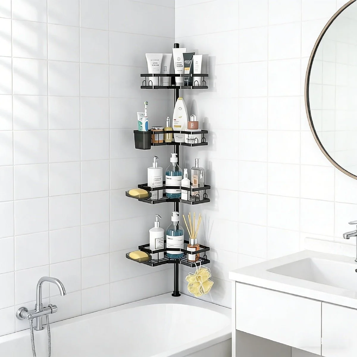 4-Layer Shower Shelf