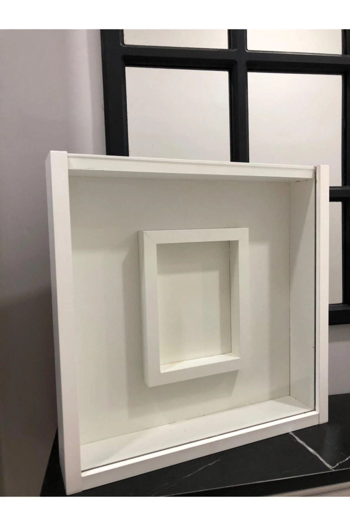 40 × 40 cm Split Picture Frame with Glass Panel