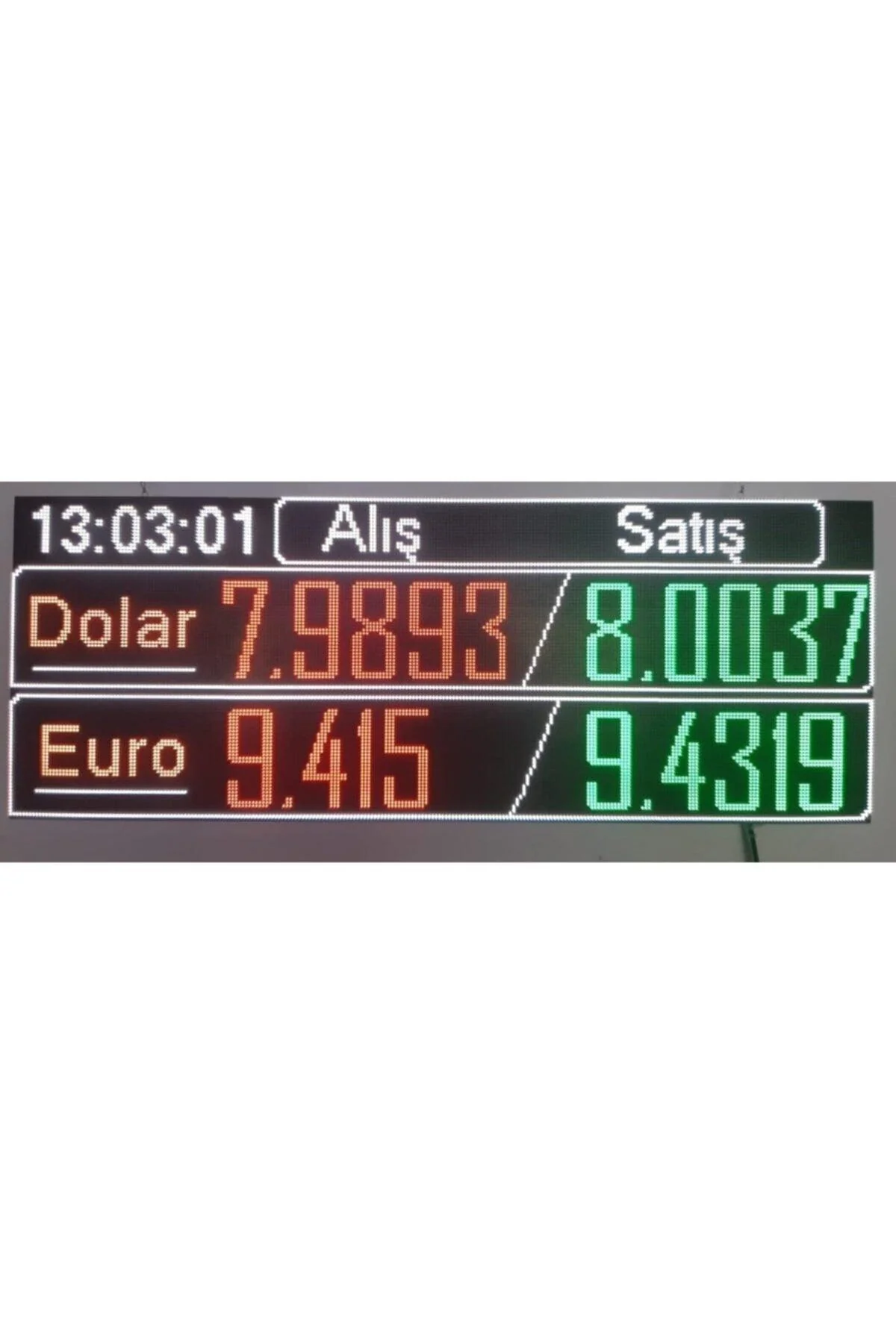 5-Pixel Digital Currency Display Board 48cm x 128cm