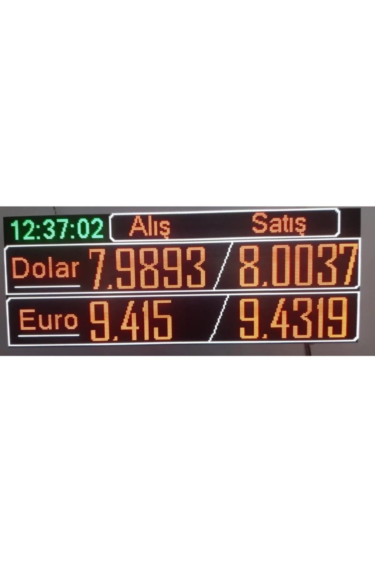 5-Pixel Digital Currency Display Board 48cm x 128cm