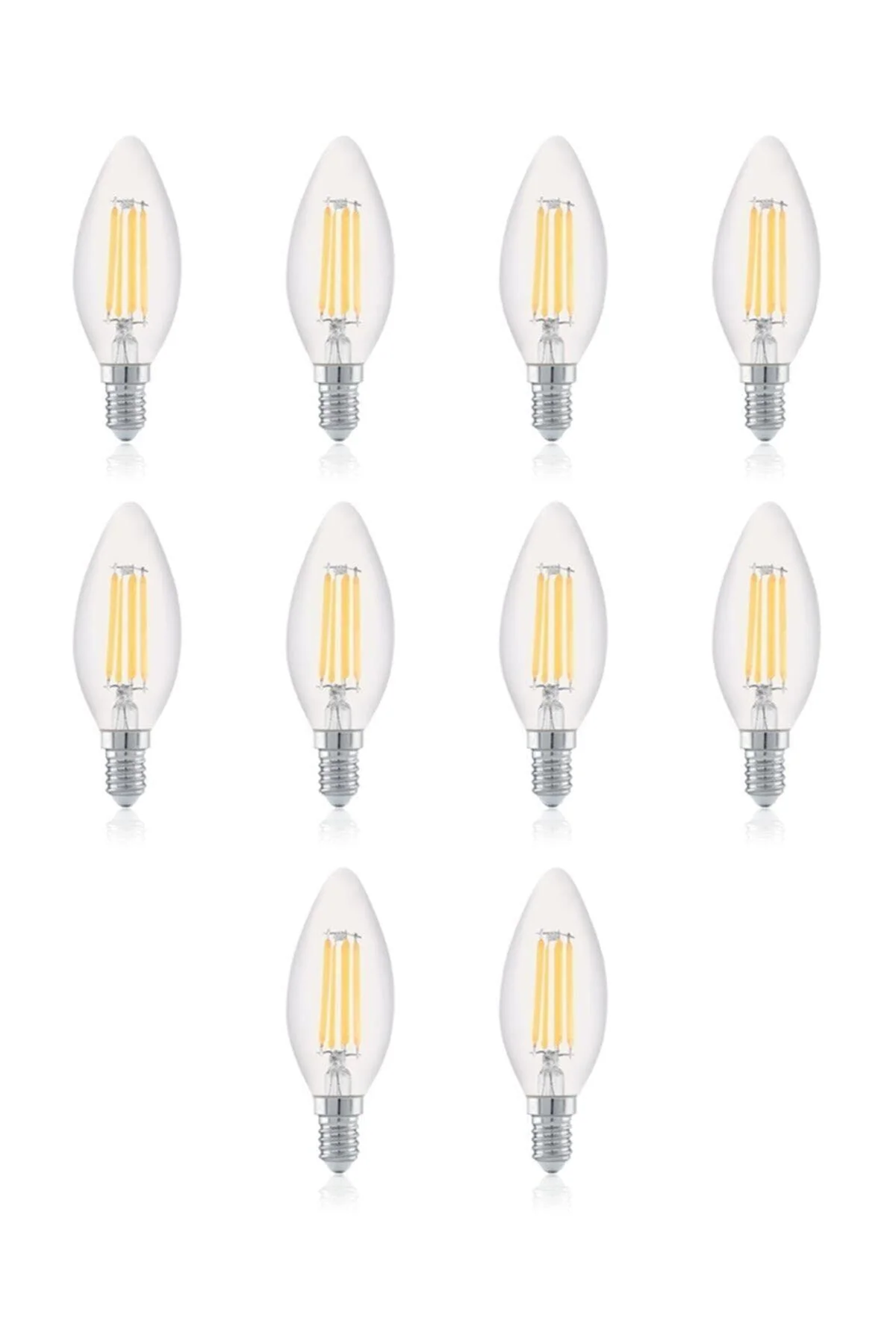 4W E14 daylight LED bulb, 10-pack for standard screw mounts