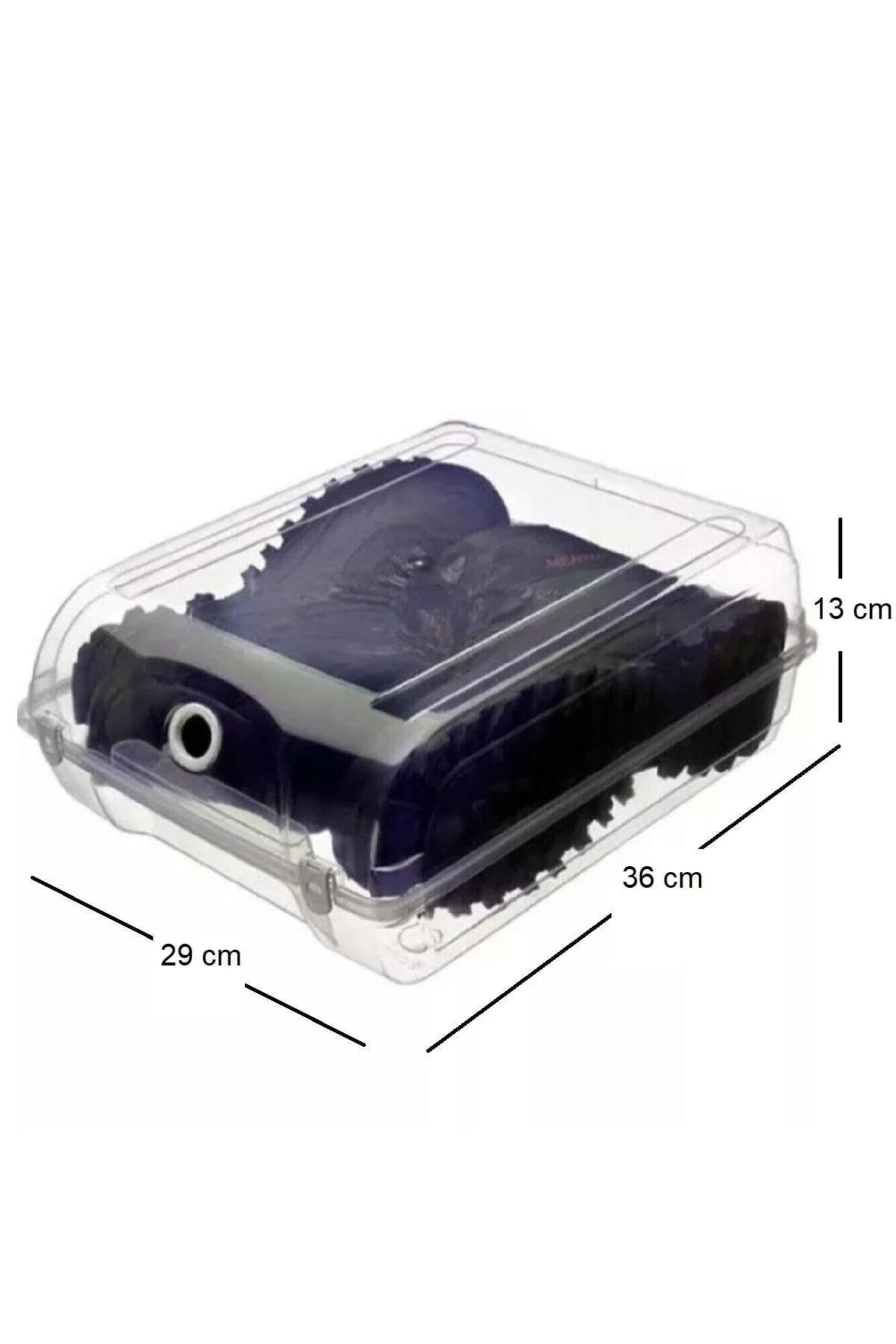 Transparent shoe storage boxes with ventilation for seasonal shoes