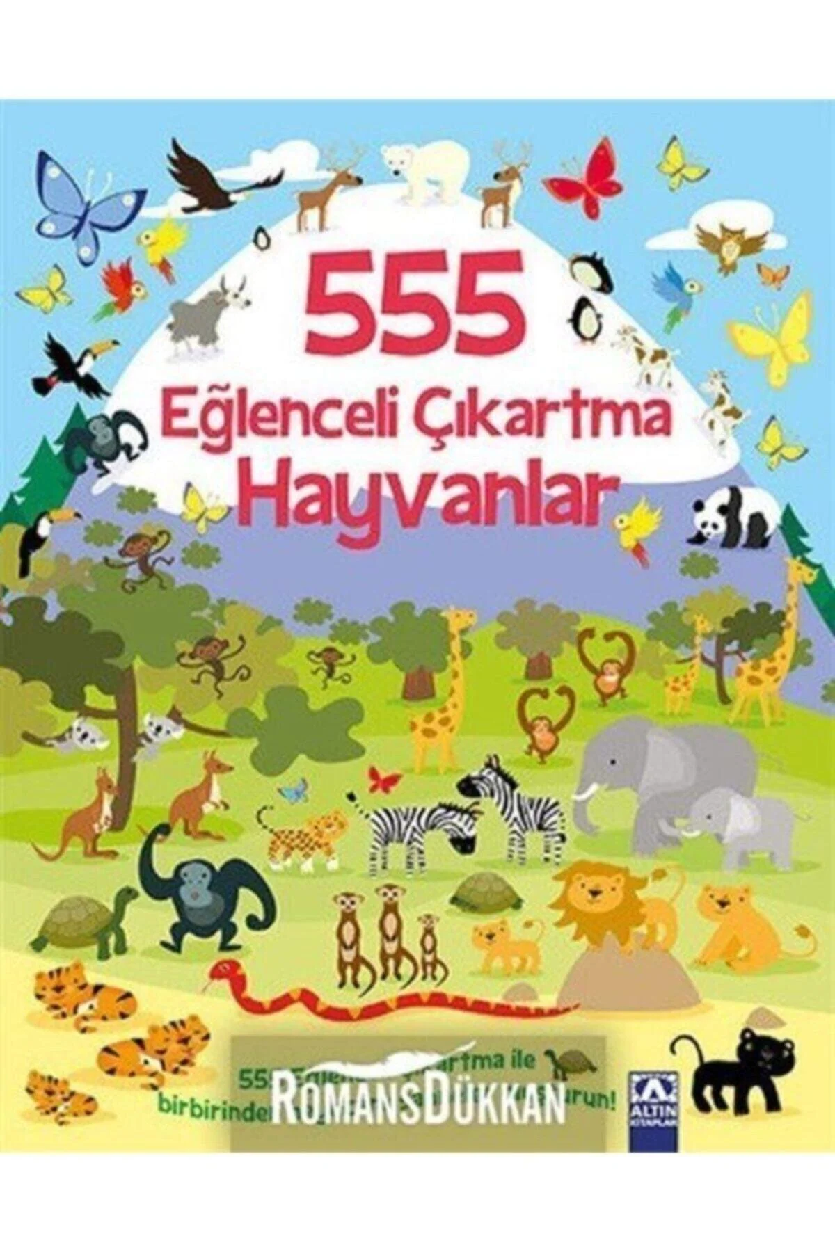 Animal Sticker Activity Book – 555 Reusable Stickers for Kids