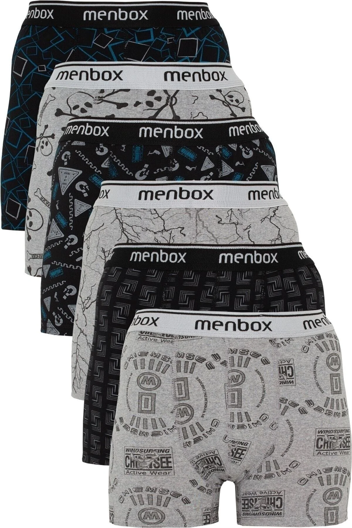 Classic Men’s 6-Piece Boxer Set in Premium Cotton-Lycra Blend