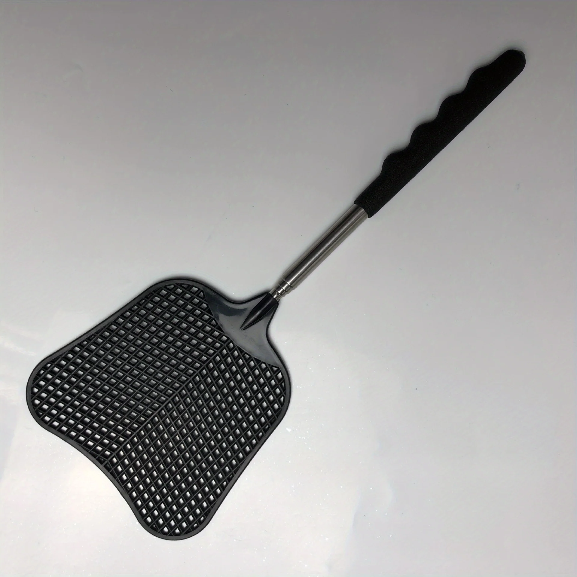 Heavy-Duty Telescopic Fly Swatter with Extendable Pole