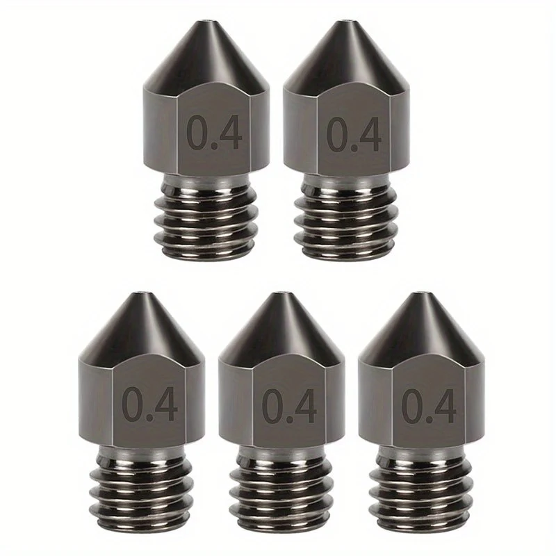 MK8 Hardened Steel Nozzle – Corrosion‑Resistant Extruder Head for Ender 3, A8, A8 Plus, CR‑10, 1.75 mm