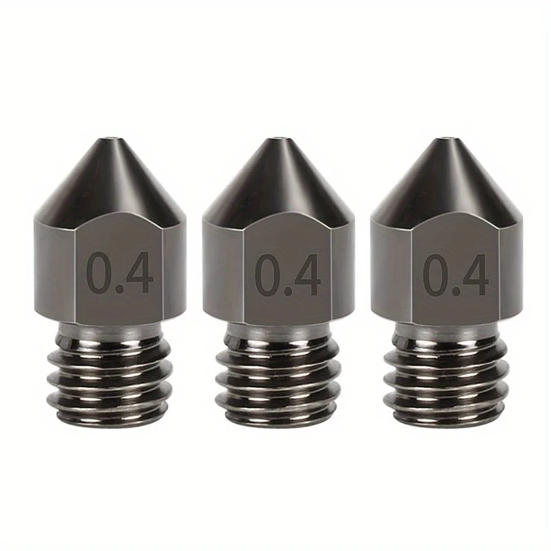 MK8 Hardened Steel Nozzle – Corrosion‑Resistant Extruder Head for Ender 3, A8, A8 Plus, CR‑10, 1.75 mm
