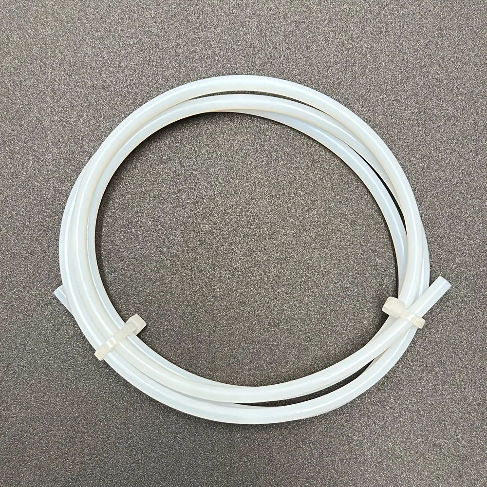 High-Temperature Resistant PTFE Feed Tubing for 3D Printers – 2mm ID, 4mm OD, Multi‑Color (Blue/Black/White)