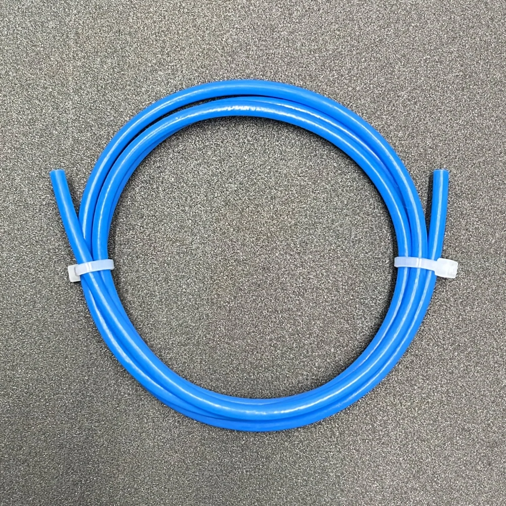 High-Temperature Resistant PTFE Feed Tubing for 3D Printers – 2mm ID, 4mm OD, Multi‑Color (Blue/Black/White)