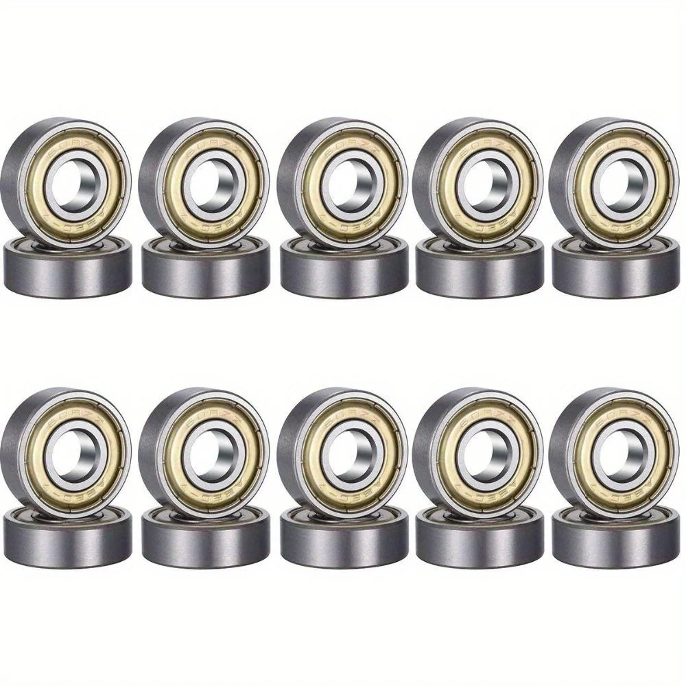 608ZZ High Carbon Deep Groove Ball Bearing – Miniature, Pack of 10