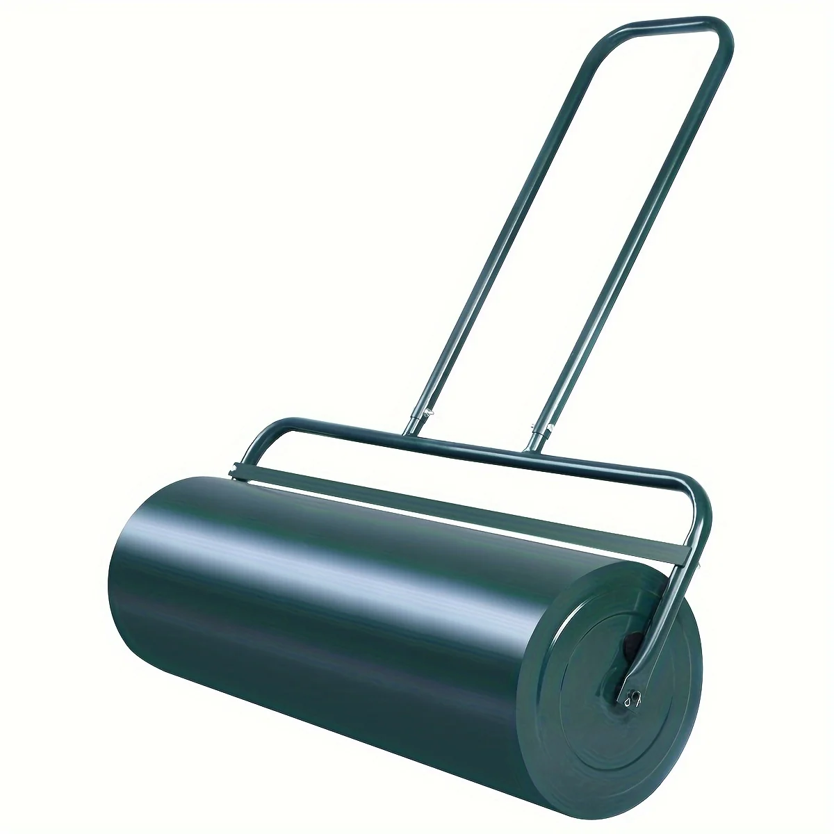 Heavy-duty 13-gallon steel lawn roller for leveling sod and seed beds